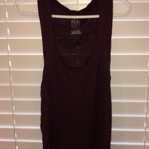aerie tank top maroon